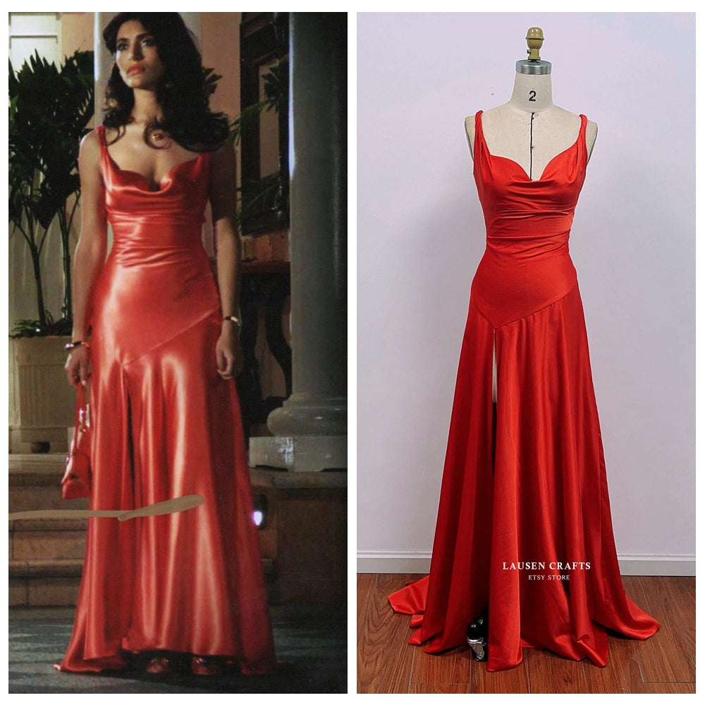 solange satin dress Solange Clay