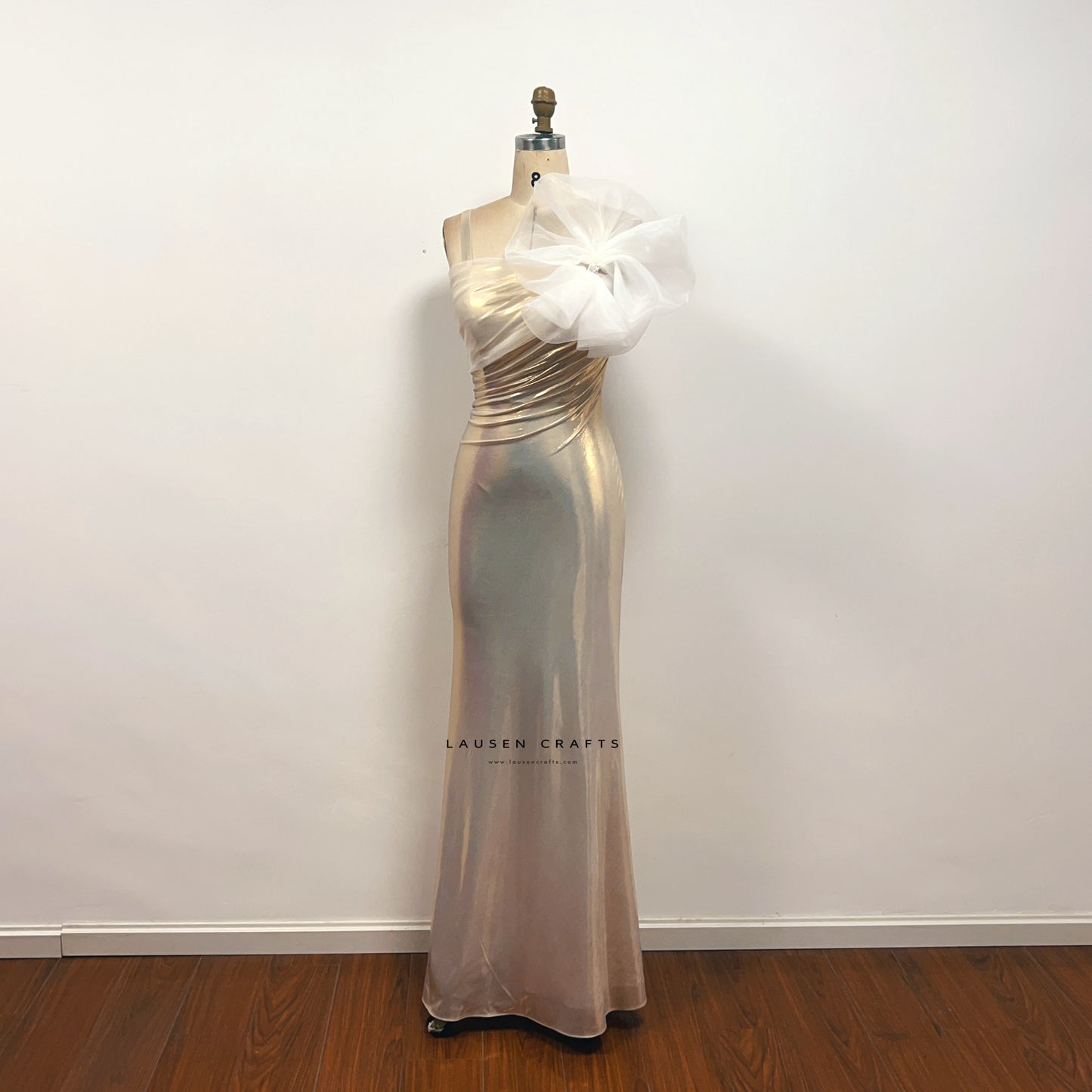 Eleanor Parker Inspired Gold Dress The Sound of Music 1960s Costume