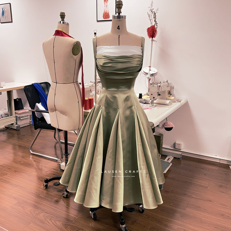 Elizabeth Taylor Inspired Sage Green 1950s Dress Life Magazine