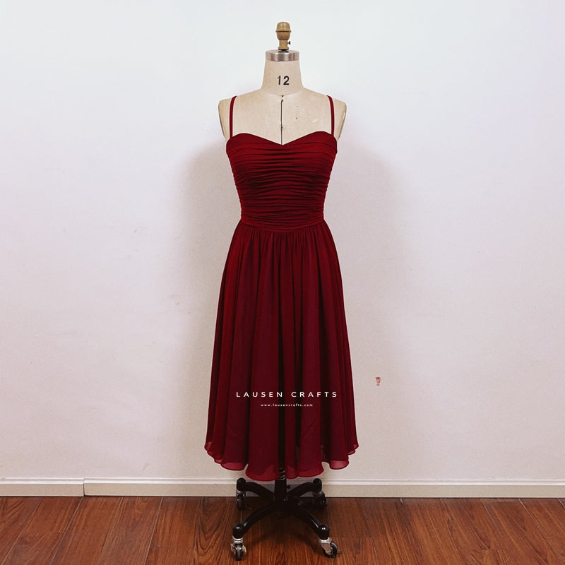 Emmy Allison Hargreeves Burgundy Red Dress The Umbrella Academy