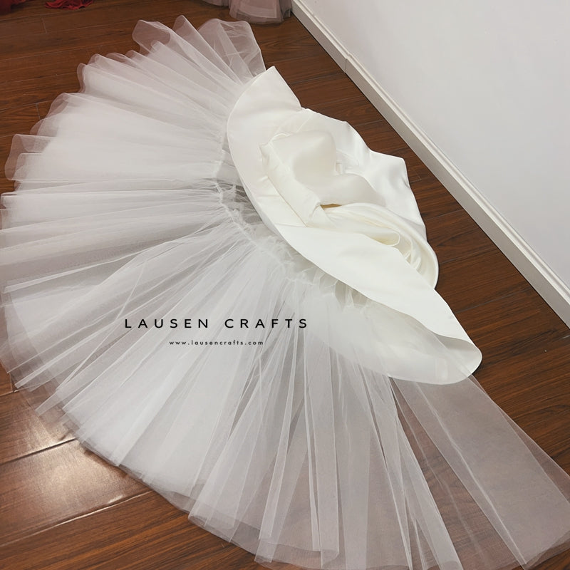 Marilyn Monroe Ballerina Sitting Inspired Tulle Dress for Photoshoot
