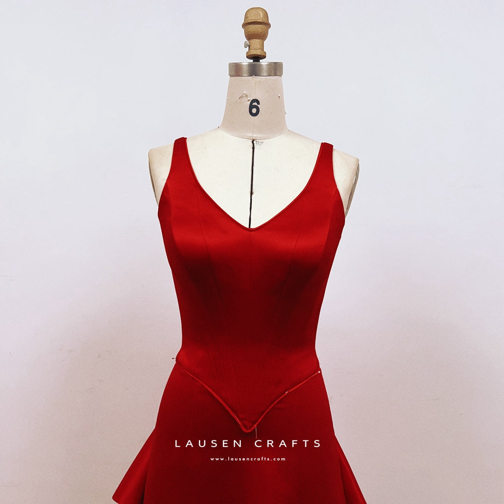 Nicole Kidman as Satine Red Dress Moulin Rouge Costume
