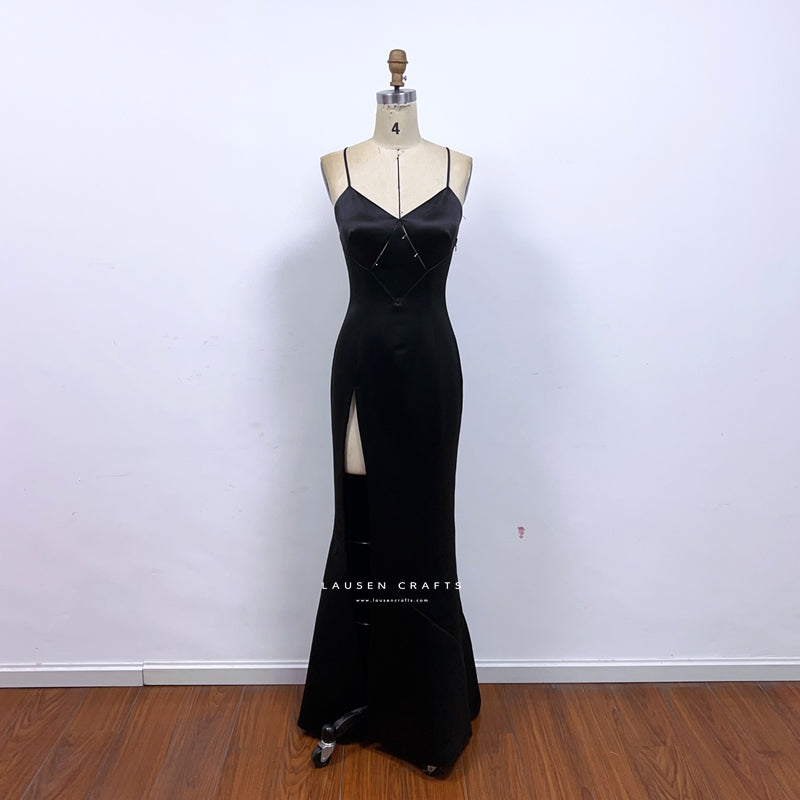 Selena Gomez Inspired Black Prom Party Dress Revival Tour