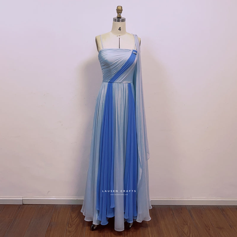 Grace Kelly Inspired Blue Dress To Catch a Thief 1950s Movie Costume
