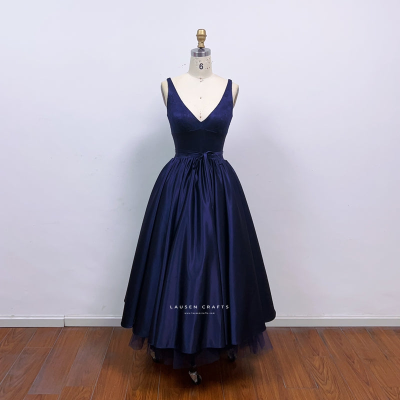 Diane Kruger as Abigail Inspired Midnight Blue Evening Dress National Treasure
