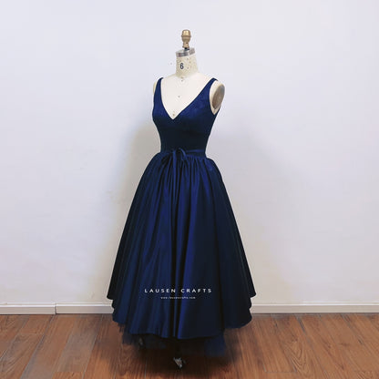 Diane Kruger as Abigail Inspired Midnight Blue Evening Dress National Treasure