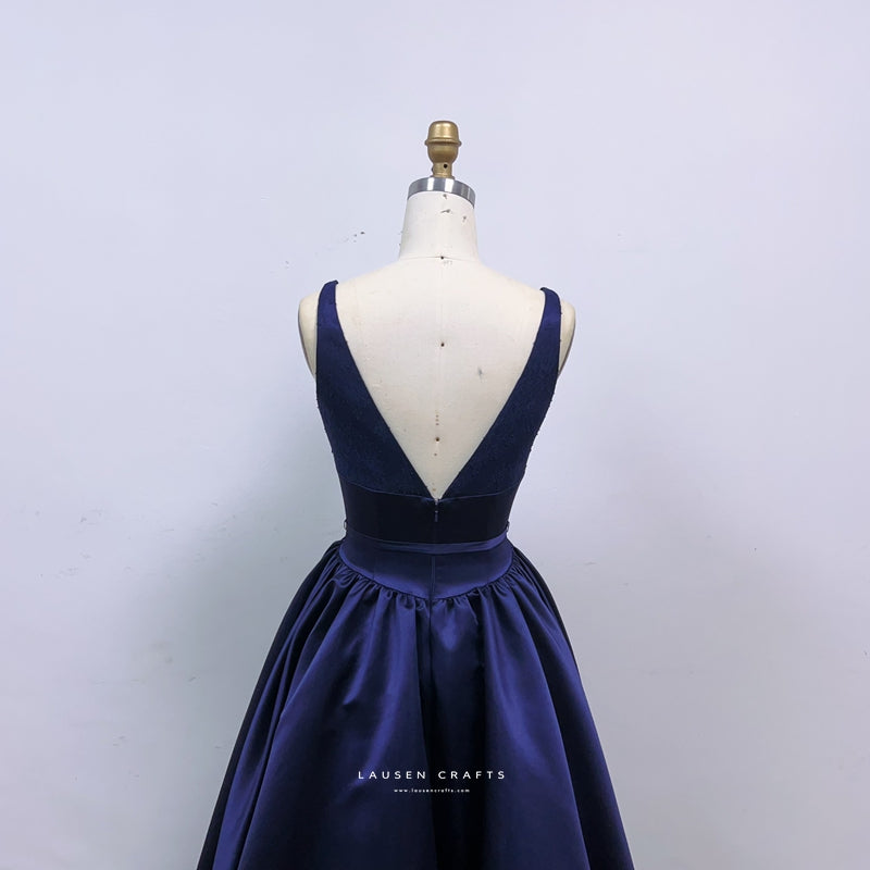 Diane Kruger as Abigail Inspired Midnight Blue Evening Dress National Treasure