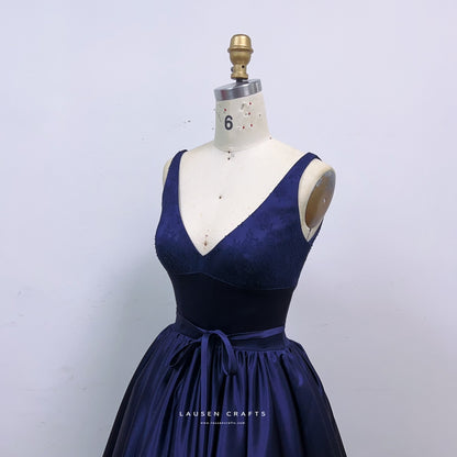 Diane Kruger as Abigail Inspired Midnight Blue Evening Dress National Treasure