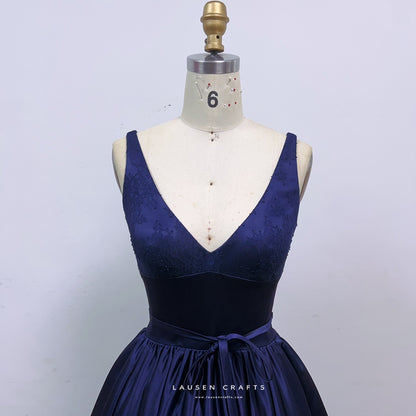 Diane Kruger as Abigail Inspired Midnight Blue Evening Dress National Treasure