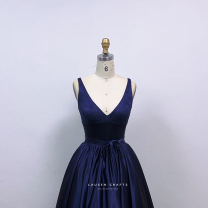 Diane Kruger as Abigail Inspired Midnight Blue Evening Dress National Treasure