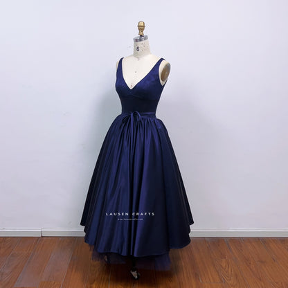 Diane Kruger as Abigail Inspired Midnight Blue Evening Dress National Treasure