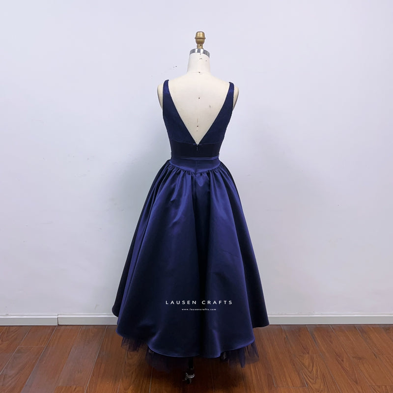 Diane Kruger as Abigail Inspired Midnight Blue Evening Dress National Treasure