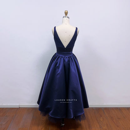 Diane Kruger as Abigail Inspired Midnight Blue Evening Dress National Treasure