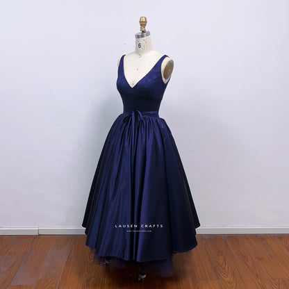 Diane Kruger as Abigail Inspired Midnight Blue Evening Dress National Treasure