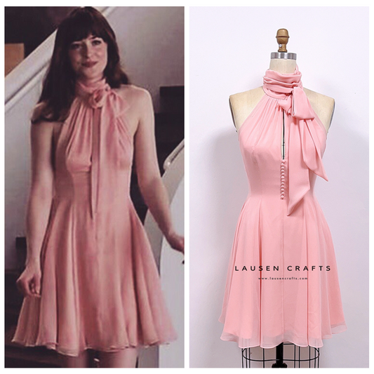 Anastasia Steele Short Pink Dancing Dress Fifty Shades Darker