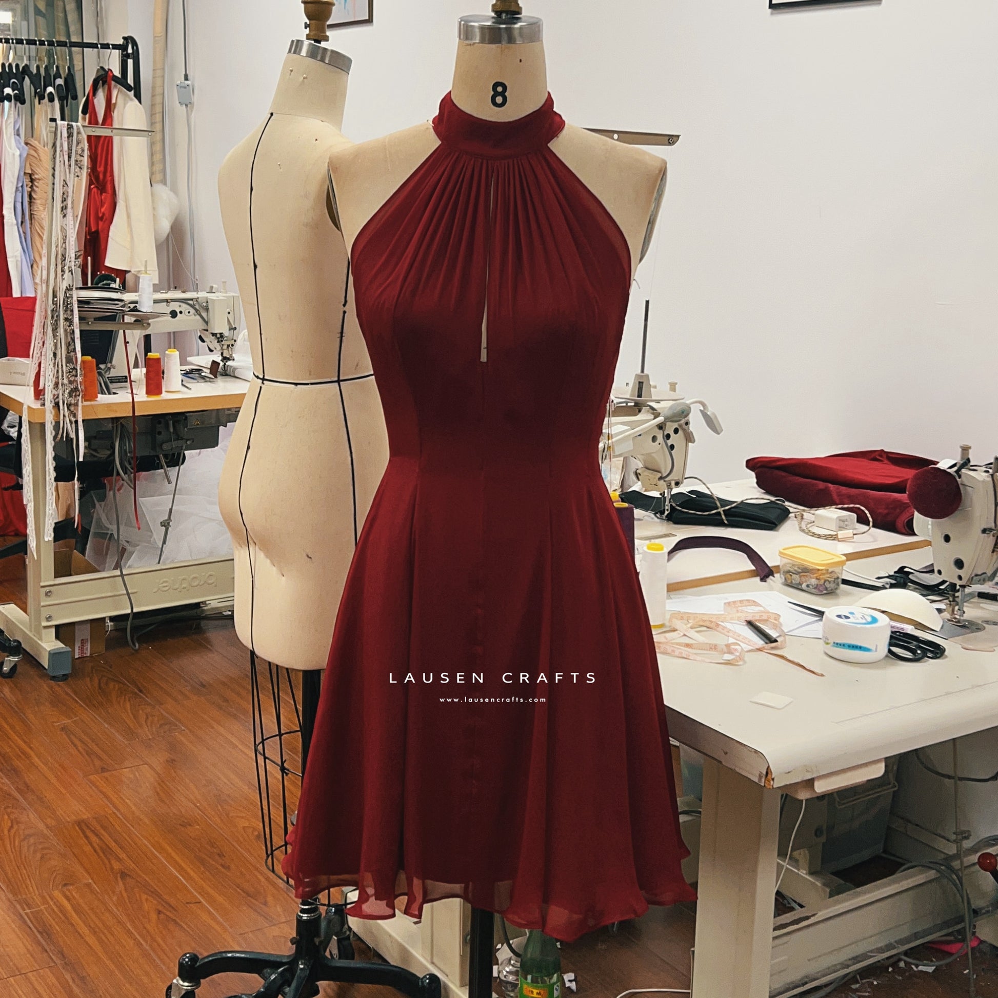 Anastasia Steele Short Pink Dancing Dress Fifty Shades Darker LausenCrafts Anastasia Steele Short Pink Dancing Dress Fifty Shades Darker LausenCrafts
