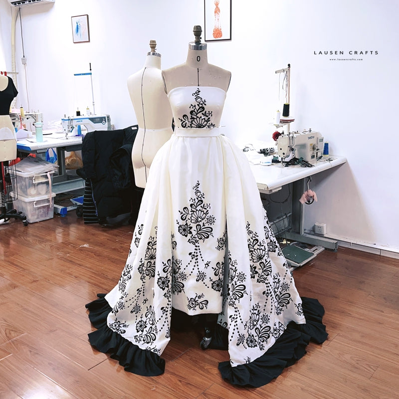 Audrey Hepburn Sabrina Wedding Dress – LausenCrafts