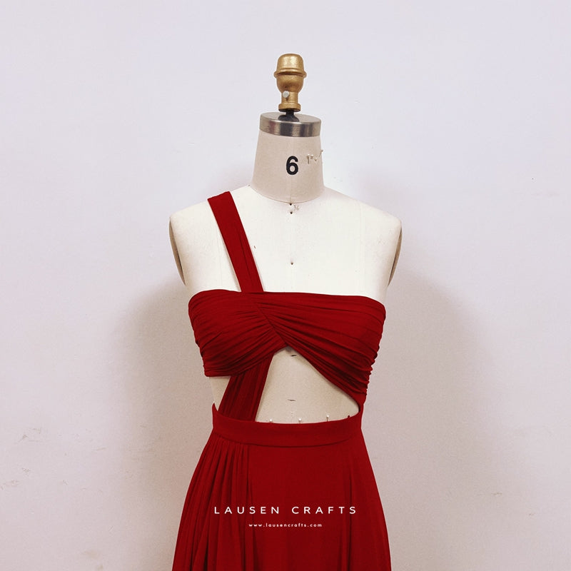 ciara red dress @ciara wore @schiaparelli to the VMAs, styled by @marnixmarni. Her look featured an oversized red coat-dress with a sculptural collar, exaggerated sleeves, and a draped side panel, accented with