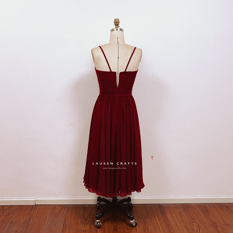 Emmy Allison Hargreeves Burgundy Red Dress The Umbrella Academy – LausenCrafts