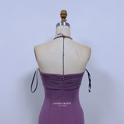 enchanted movie purple dress Giselle Purple Halter Prom Dancing Dress Enchanted