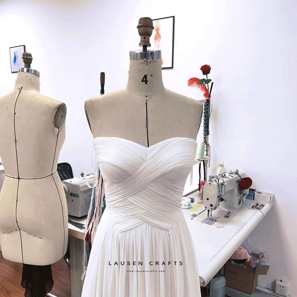 Grace Kelly Inspired White Dress To Catch a Thief LausenCrafts