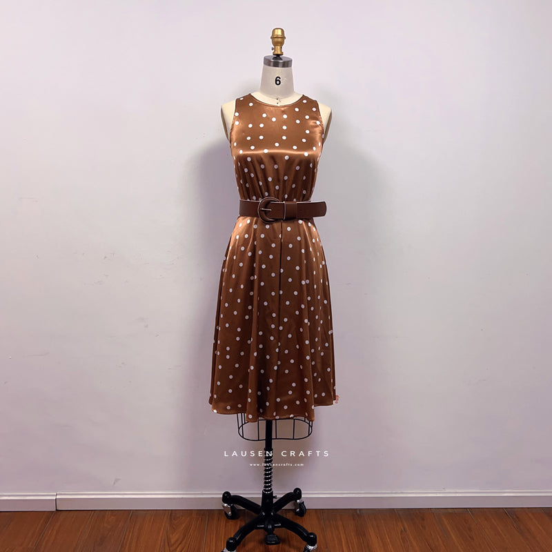 Julia Roberts as Vivian Brown Polka Dot Dress Pretty Woman Costume LausenCrafts Julia Roberts as Vivian Brown Polka Dot Dress Pretty Woman Costume LausenCrafts