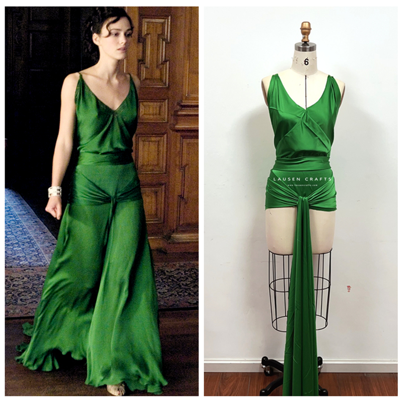 Pre-Sell Keira Knightley as Cecilia Green Dress Atonement – LausenCrafts