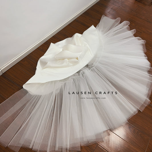 Marilyn Monroe Ballerina Sitting Inspired Tulle Dress for Photoshoot