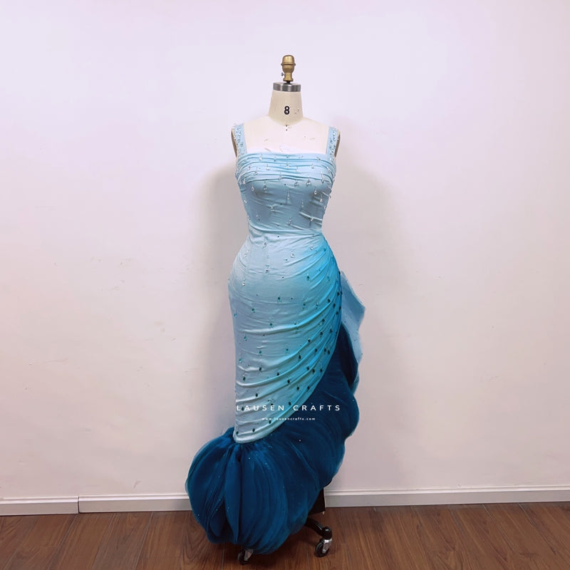 marilyn monroe blue dress Marilyn Monroe There's No Business Like Show Business Blue Dress – LausenCrafts