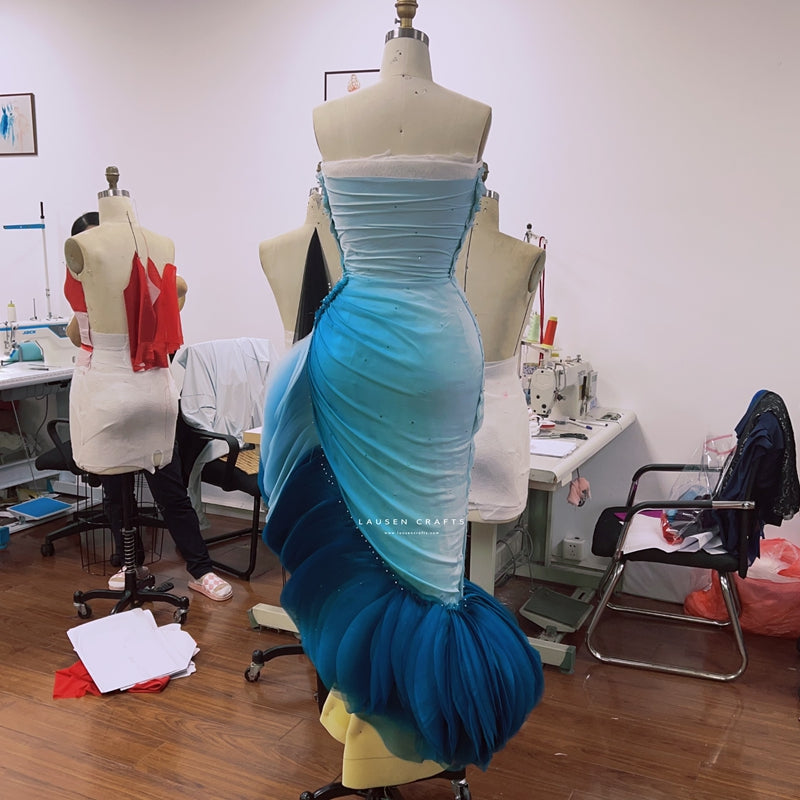 Marilyn Monroe There's No Business Like Show Business Blue Dress – LausenCrafts