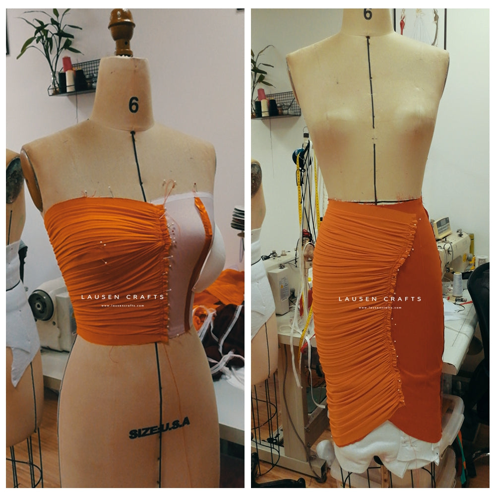 Marilyn Monroe Orange Dress Gentlemen Prefer Blondes Costume – LausenCrafts Marilyn Monroe Orange Dress Gentlemen Prefer Blondes Costume – LausenCrafts