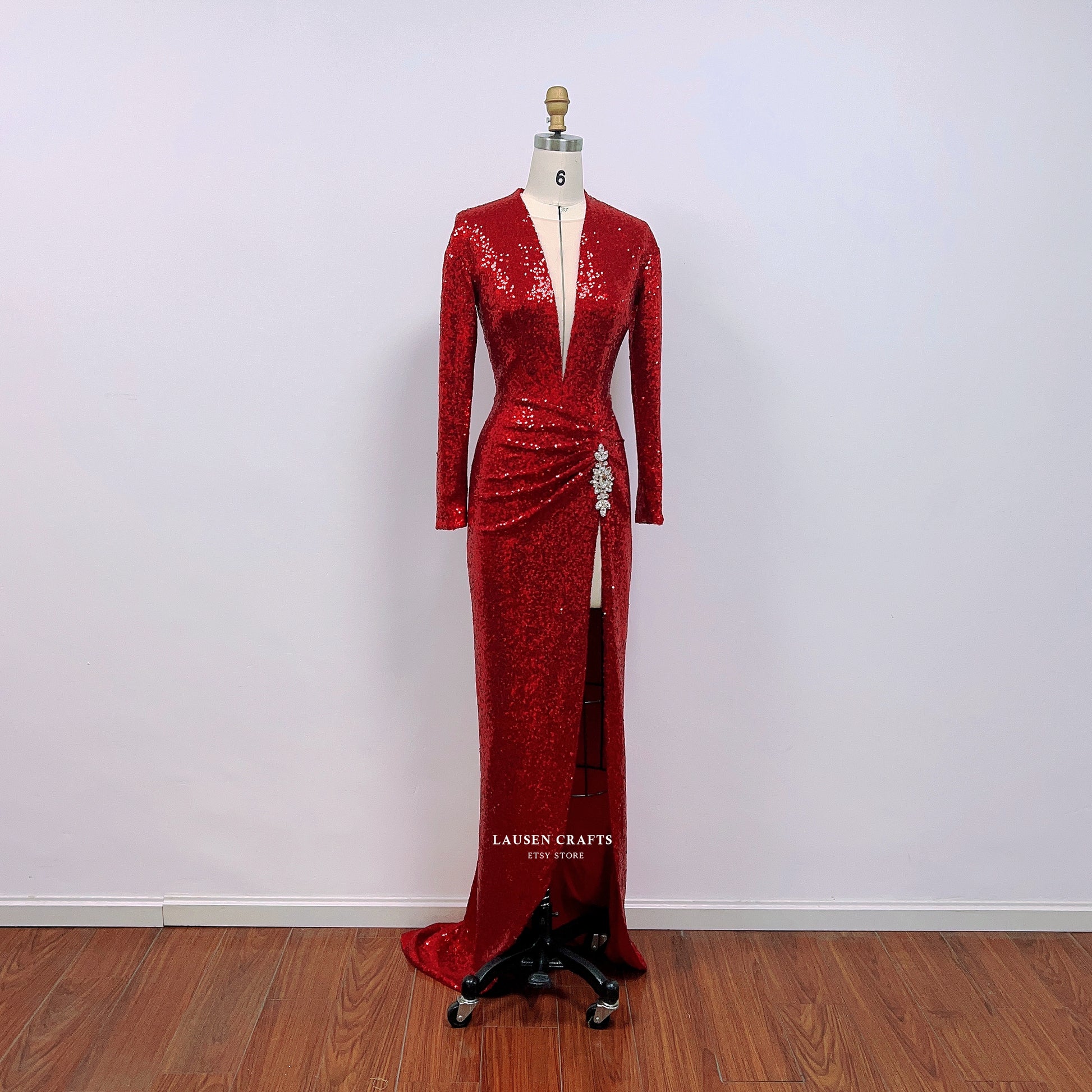 Marilyn Monroe Red Sequin Dress Gentlemen Prefer Blondes LausenCrafts Marilyn Monroe Red Sequin Dress Gentlemen Prefer Blondes LausenCrafts