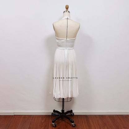 marilyn monroe white dress costume Sexy Satin Tulle Party Superior Quality / Made in the U.S.A Marilyn Monroe Classic Halter Neck