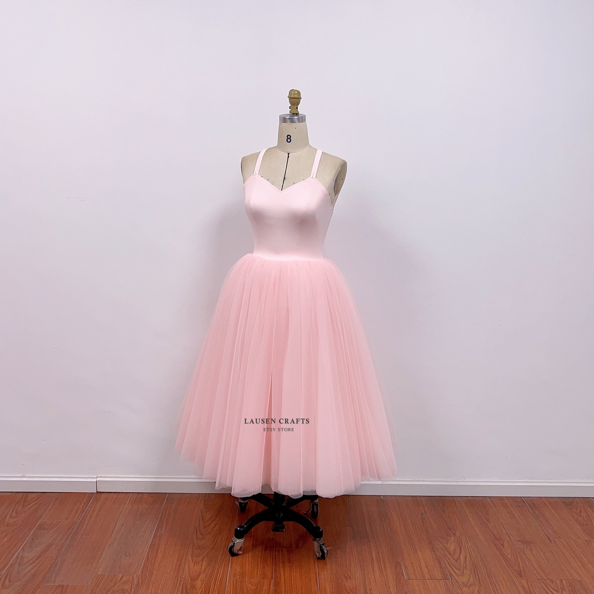 carrie bradshaw pink tutu dress Carrie Bradshaw Inspired Mint Green Tulle Dress in Pink LausenCrafts