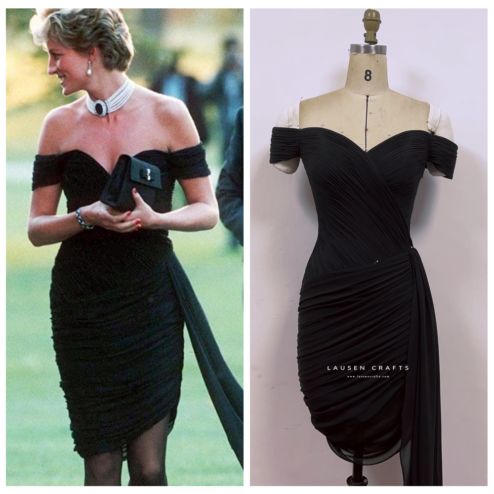 Princess Diana Inspired Little Black Revenge Dress – LausenCrafts