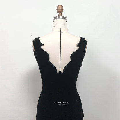 rosemary clooney black dress white christmas Rosemary Clooney Black Velvet 1950s Evening Dress White Christmas Cost – LausenCrafts
