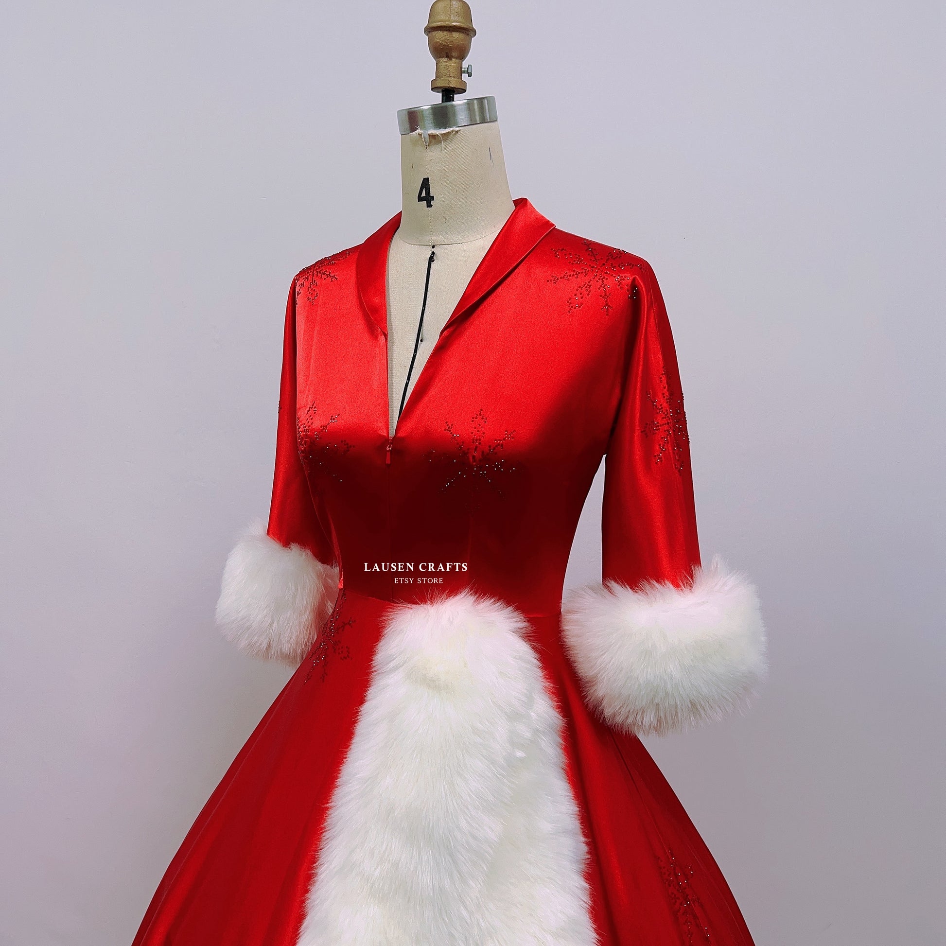 Rosemary Clooney as Betty Haynes Red Dress White Christmas Costume LausenCrafts Rosemary Clooney as Betty Haynes Red Dress White Christmas Costume LausenCrafts
