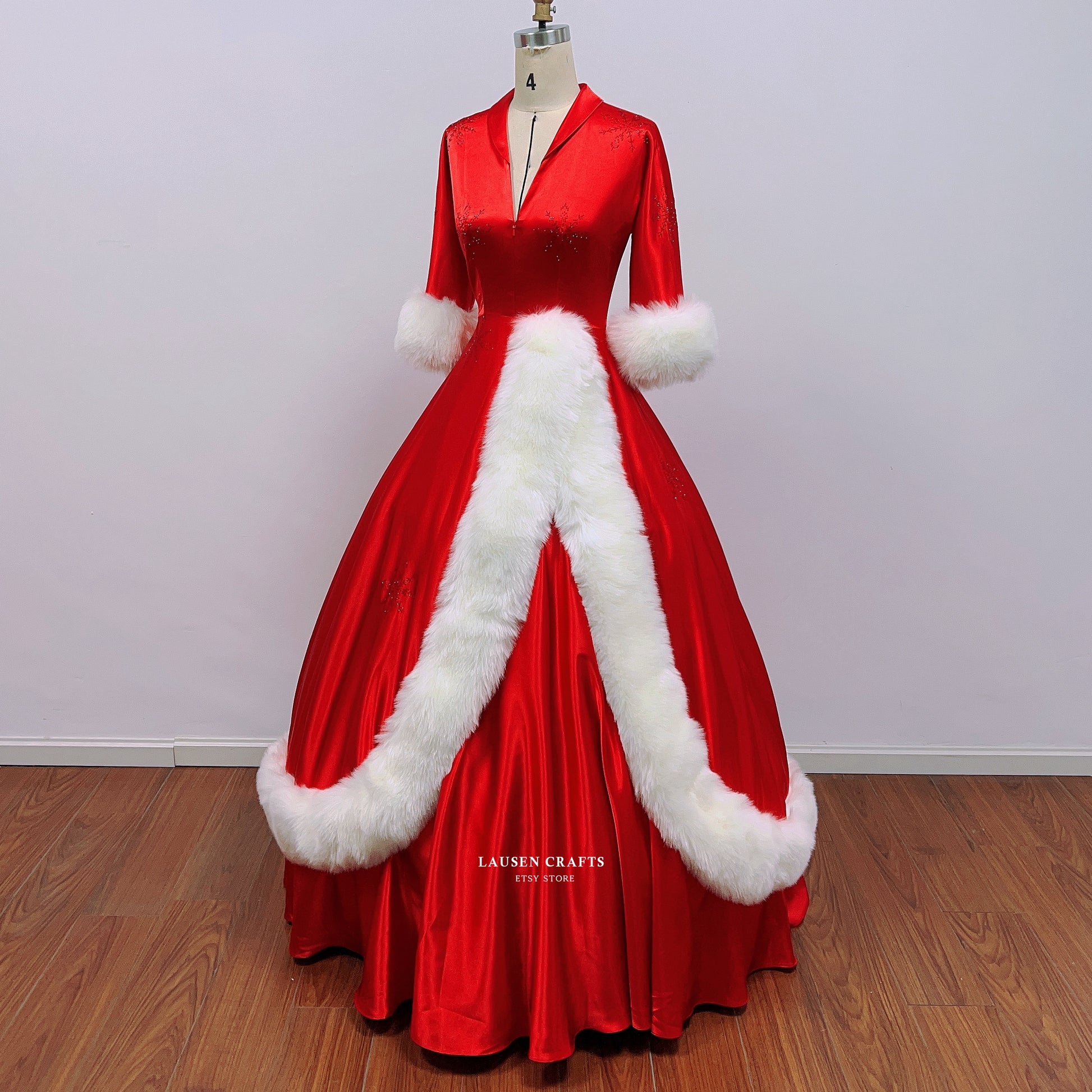 Rosemary Clooney as Betty Haynes Red Dress White Christmas Costume LausenCrafts Rosemary Clooney as Betty Haynes Red Dress White Christmas Costume LausenCrafts