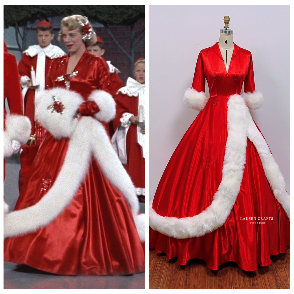 Rosemary Clooney as Betty Haynes Red Dress White Christmas Costume – LausenCrafts
