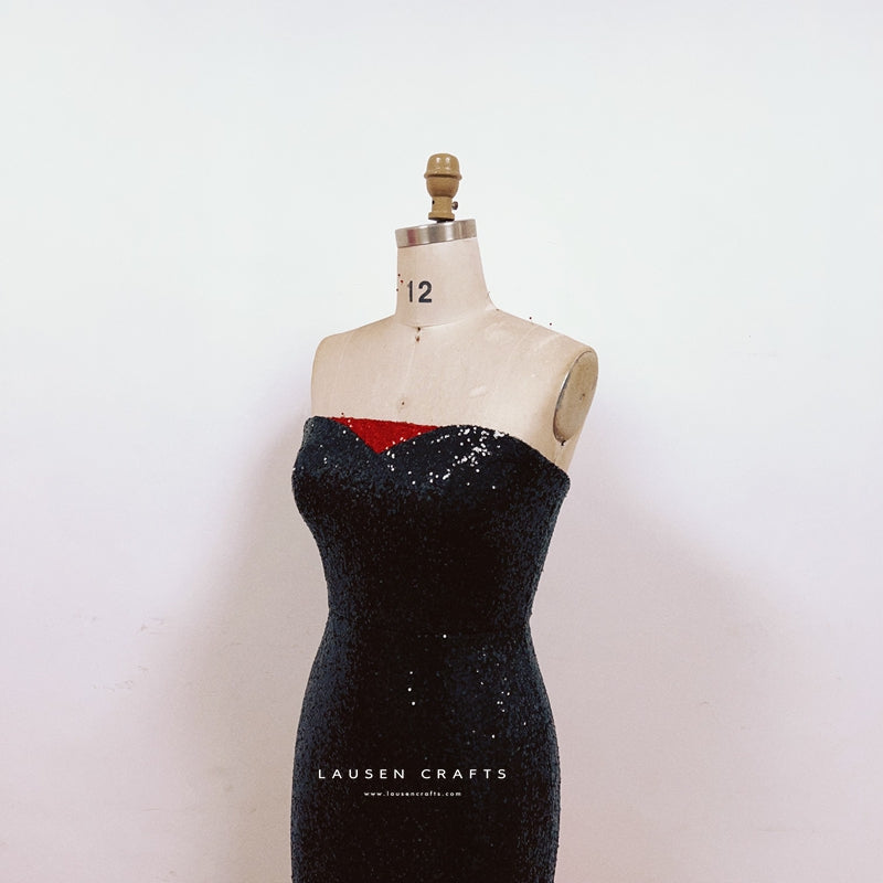 Rosemary as Betty Haynes Black Sequin Dress White Christmas Costume LausenCrafts Rosemary as Betty Haynes Black Sequin Dress White Christmas Costume LausenCrafts