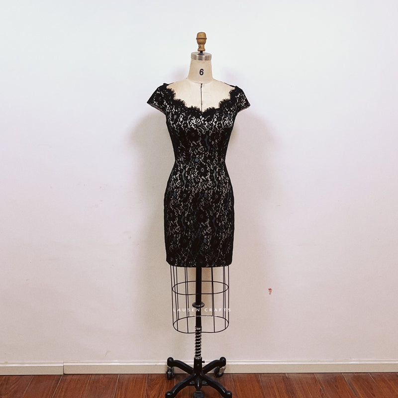 Julia Roberts as Vivian Ward Black Lace Cocktail Dress Pretty Woman