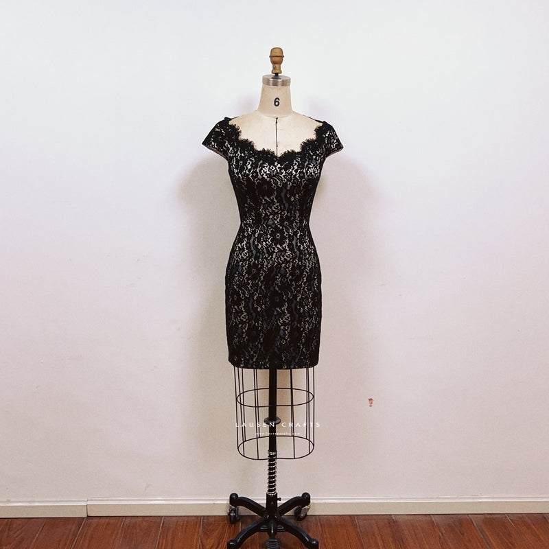 Julia Roberts as Vivian Ward Black Lace Cocktail Dress Pretty Woman