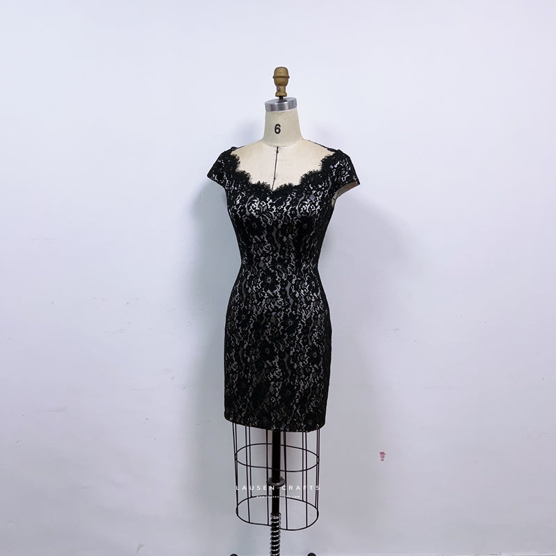 Julia Roberts as Vivian Ward Black Lace Cocktail Dress Pretty Woman
