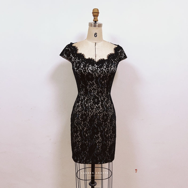 Julia Roberts as Vivian Ward Black Lace Cocktail Dress Pretty Woman