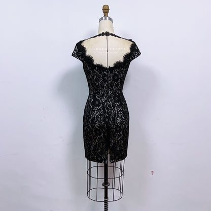 Julia Roberts as Vivian Ward Black Lace Cocktail Dress Pretty Woman