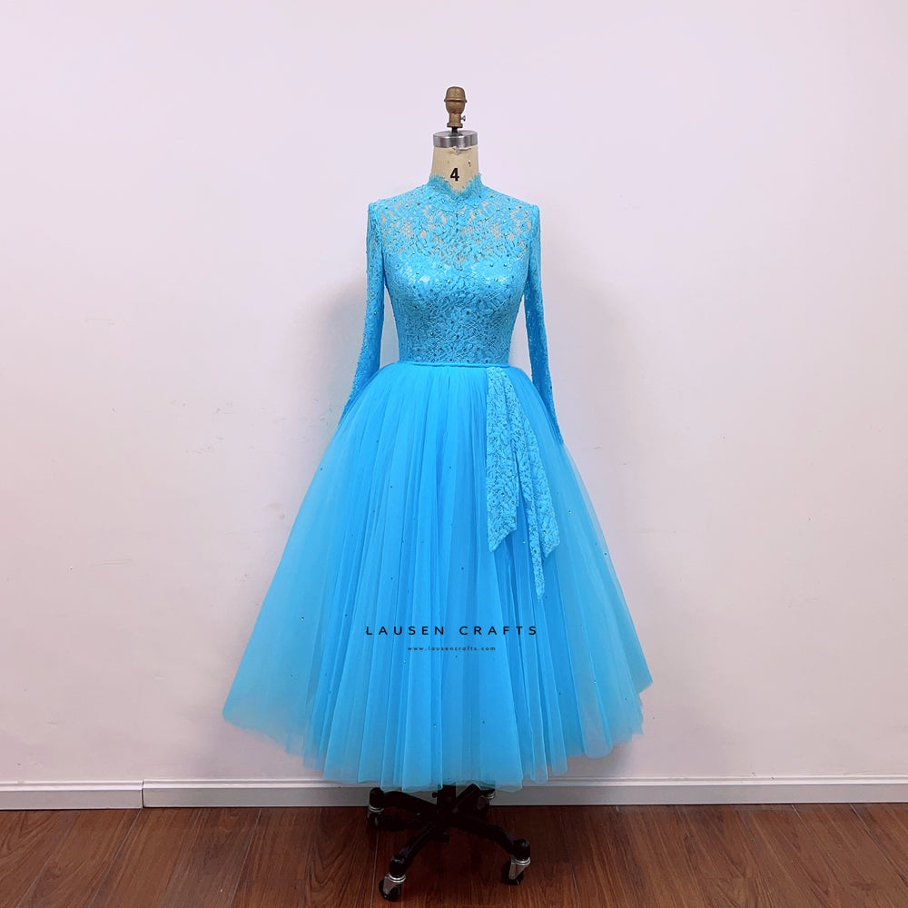 christmas dress sisters White Christmas Sisters Judy and Betty Haynes Blue Dress LausenCrafts