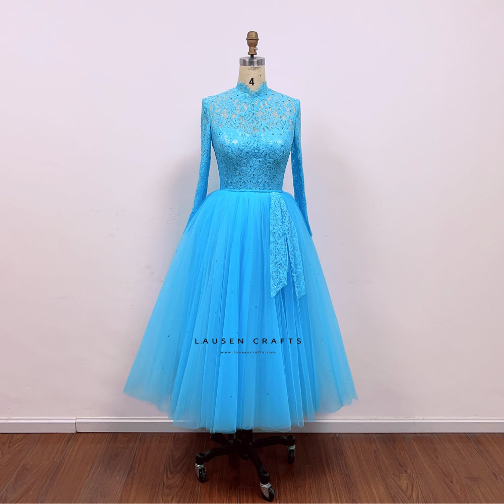 Christmas dress blue hotsell