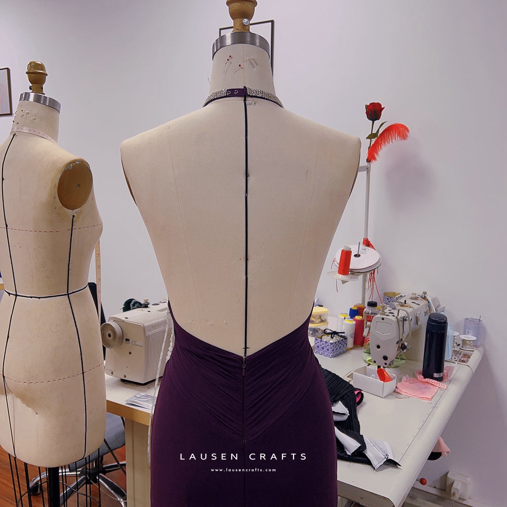Eva Green as Vesper Lynd Purple Dress Casino Royale Bond Girl Costume LausenCrafts Eva Green as Vesper Lynd Purple Dress Casino Royale Bond Girl Costume LausenCrafts
