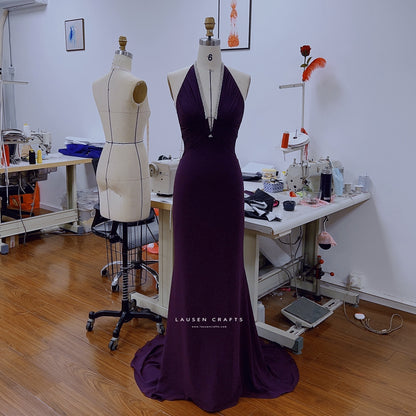 Eva Green as Vesper Lynd Purple Dress Casino Royale Bond Girl Costume LausenCrafts Eva Green as Vesper Lynd Purple Dress Casino Royale Bond Girl Costume LausenCrafts