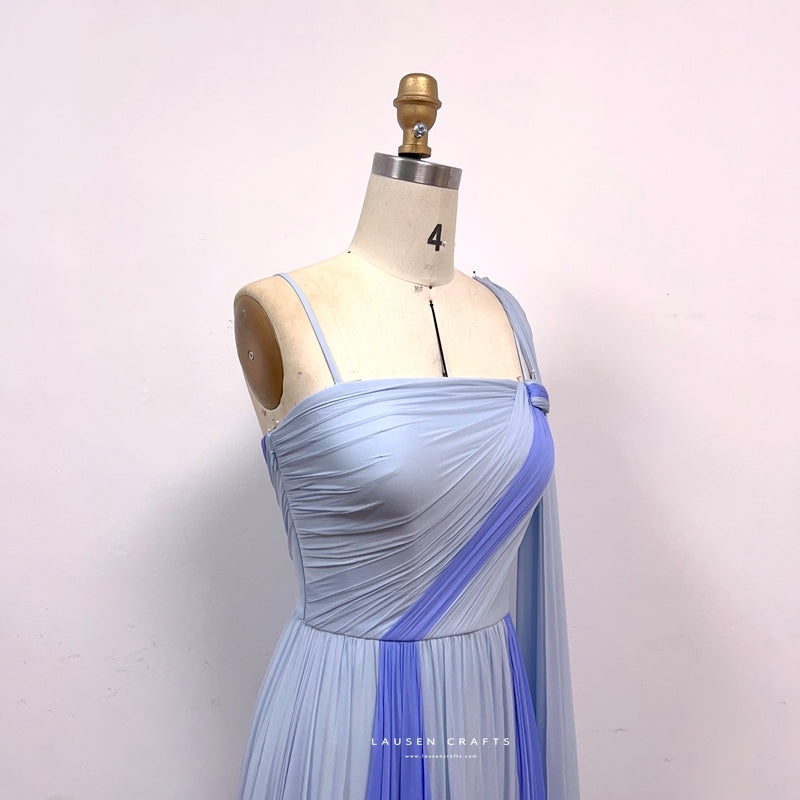 Grace Kelly Inspired Blue Dress To Catch a Thief 1950s Movie Costume